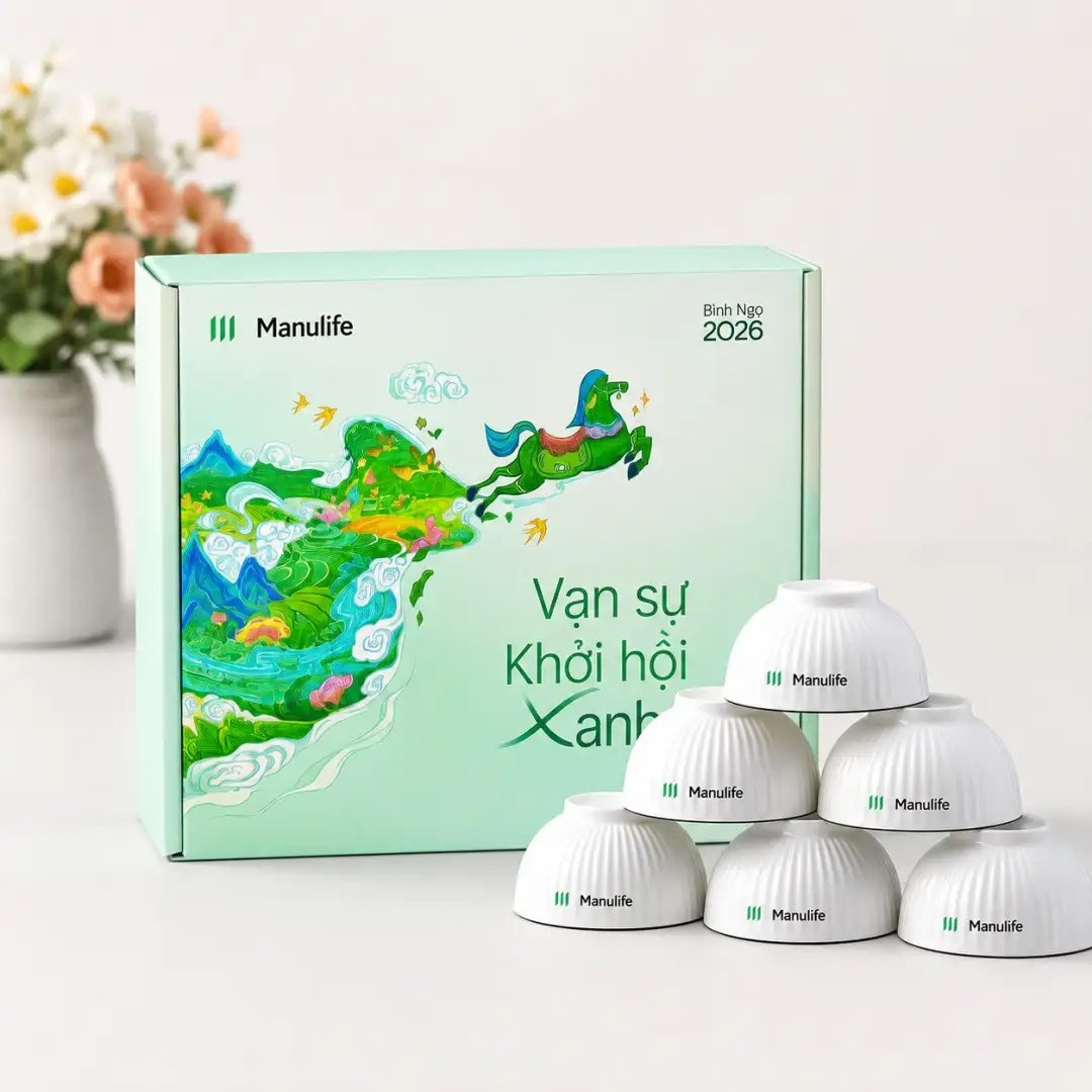 Bộ 6 Bát Sứ Cao Cấp