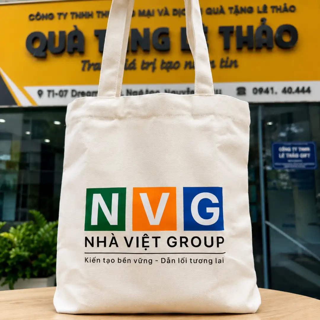 Túi vải tote in logo doanh nghiệp