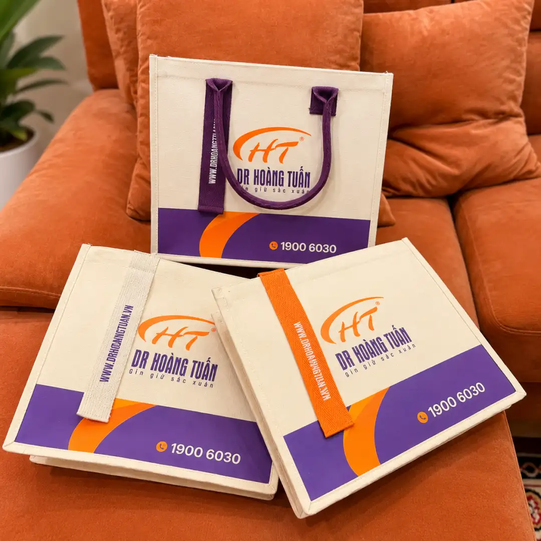 Túi Vải Đay / Túi Canvas Quà Tặng In Logo