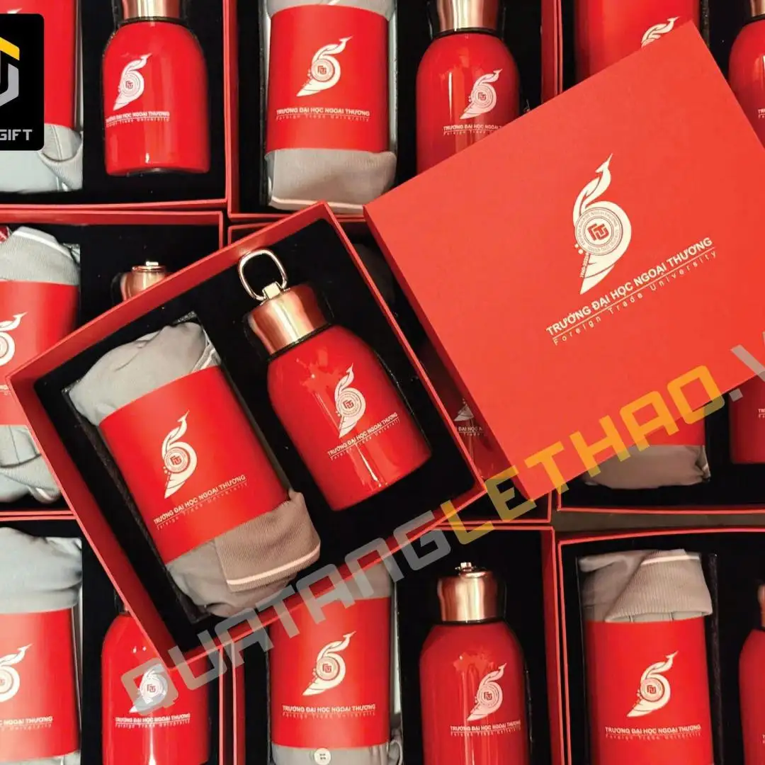 Bộ Quà Tặng Doanh Nghiệp Cốc Sứ & Set Bình Giữ Nhiệt Kèm Túi - Ảnh 4