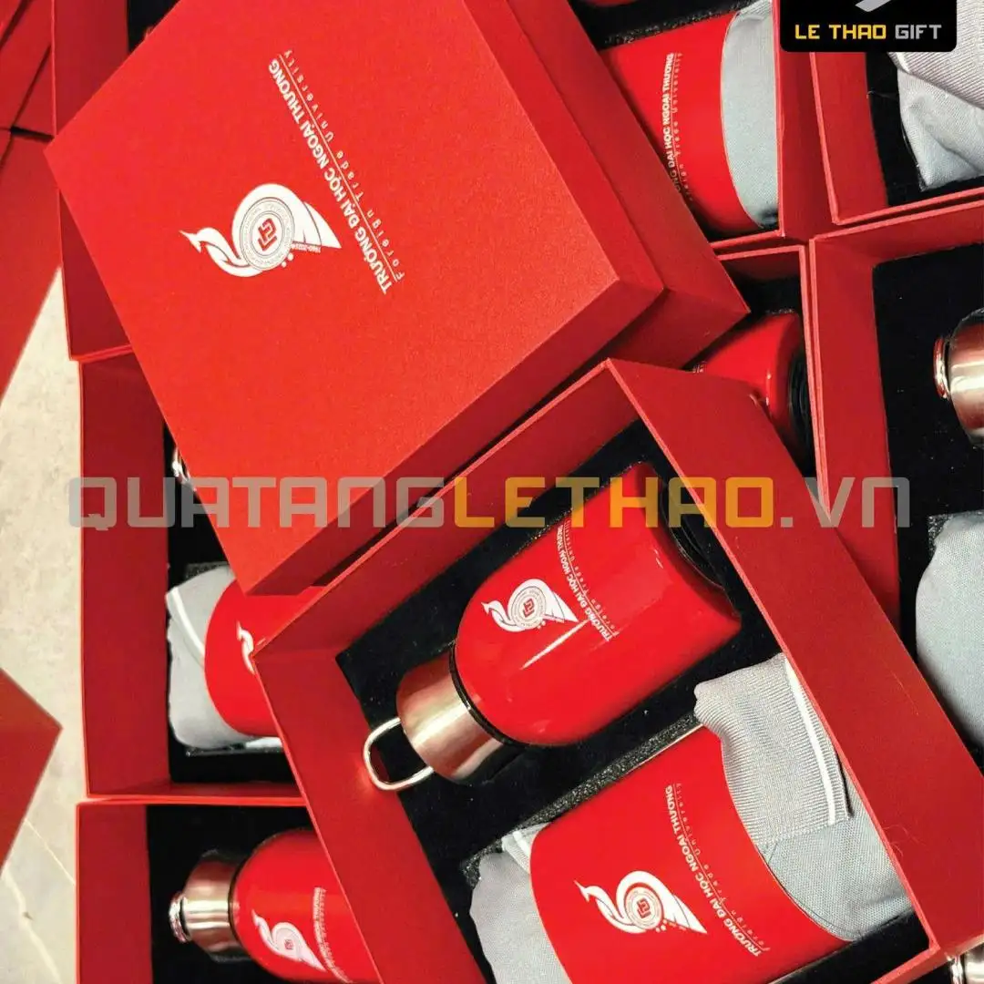 Bộ Quà Tặng Doanh Nghiệp Cốc Sứ & Set Bình Giữ Nhiệt Kèm Túi - Ảnh 5