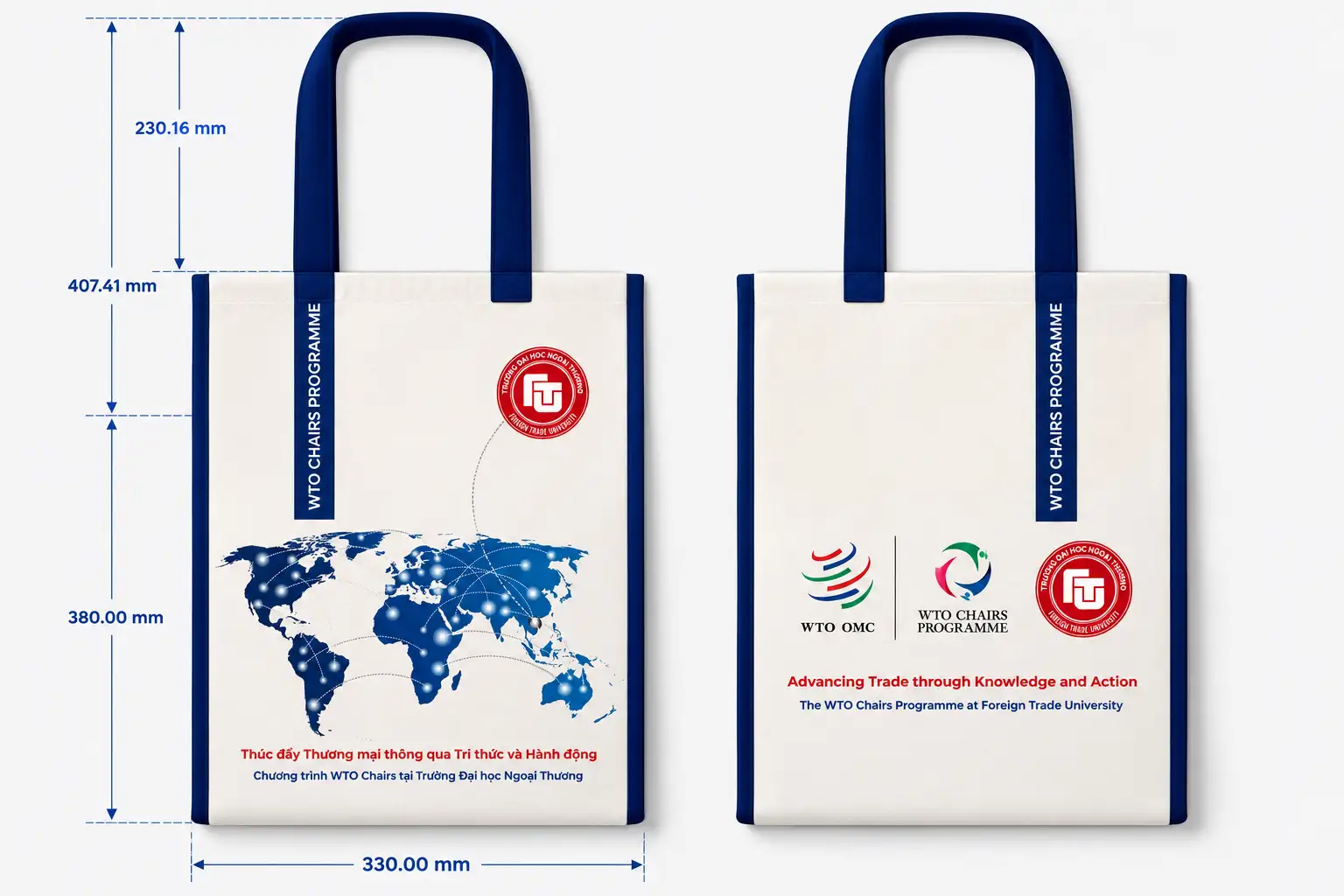 Túi Vải Canvas / Tote Phối Quai In Logo Sự Kiện & Doanh Nghiệp - Ảnh 2