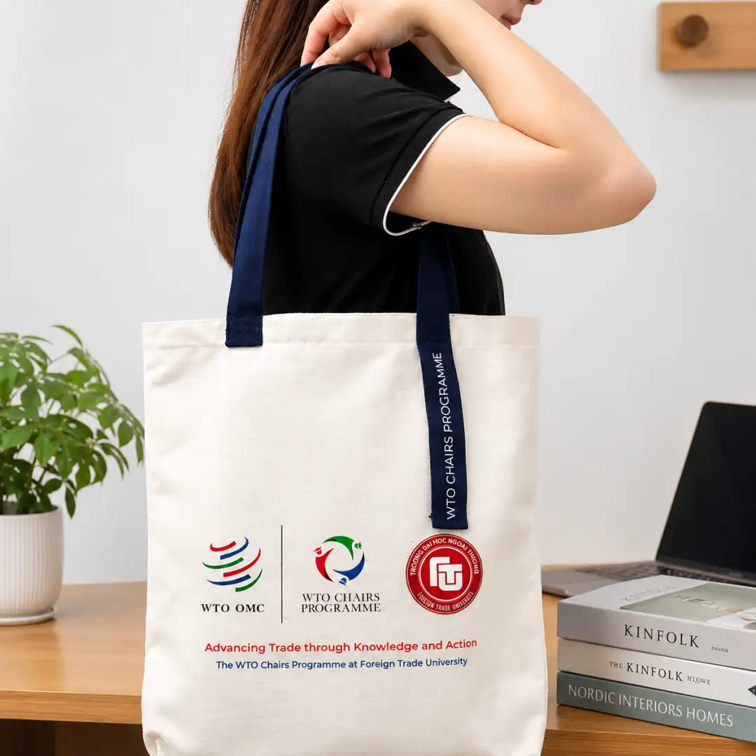Túi Vải Canvas / Tote Phối Quai In Logo Sự Kiện & Doanh Nghiệp - Ảnh 3