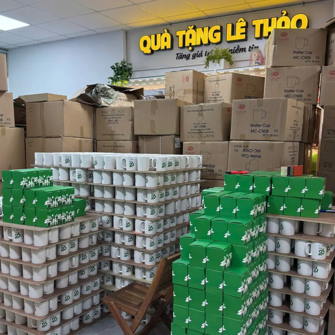 Cốc Sứ Quà Tặng Doanh Nghiệp In Logo Theo Yêu Cầu - Ảnh 2