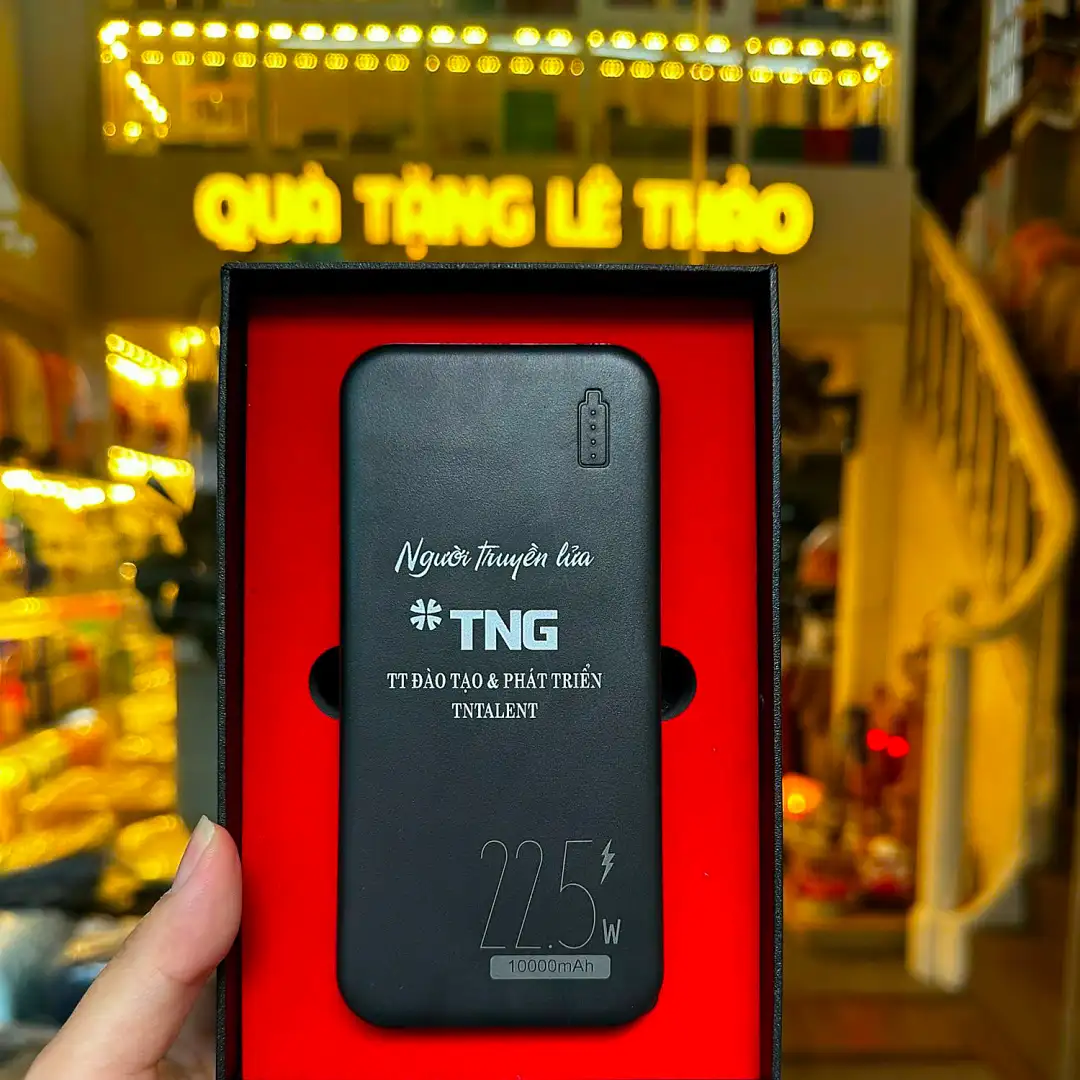 Sạc Dự Phòng 10000mAh In Logo Doanh Nghiệp