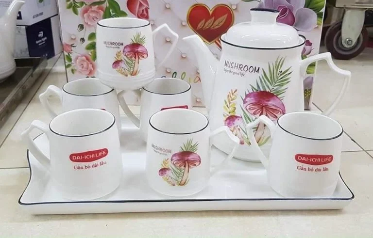 Bộ Ấm Chén Cao Cấp Camellia AC01 - Ảnh 5